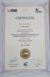 doctor varun aggarwal certificate